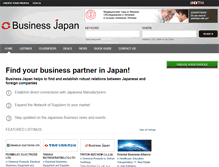 Tablet Screenshot of businessjapan.info
